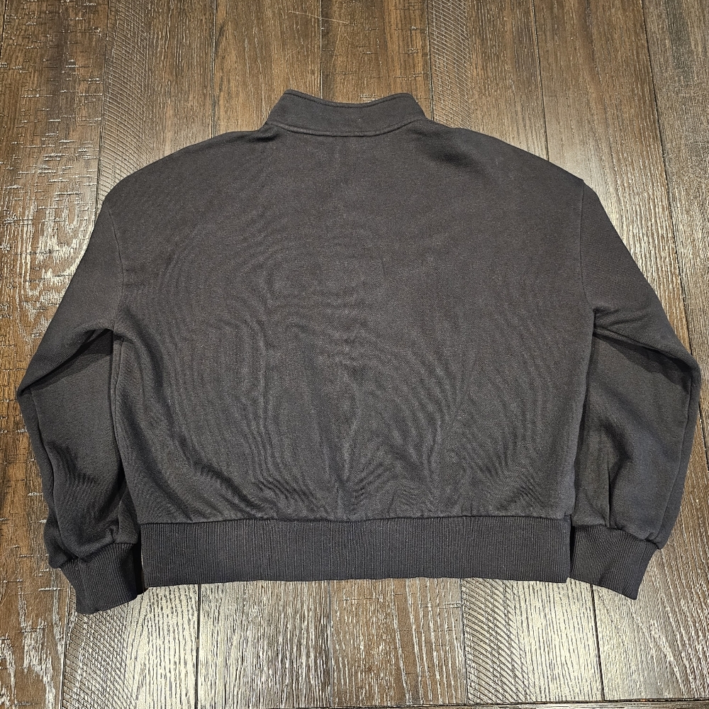 Banana Republic Black 1/4 Zip Fleece Women's XS - Picture 3 of 13